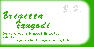brigitta hangodi business card
